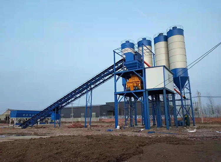HZS120 concrete batching plant