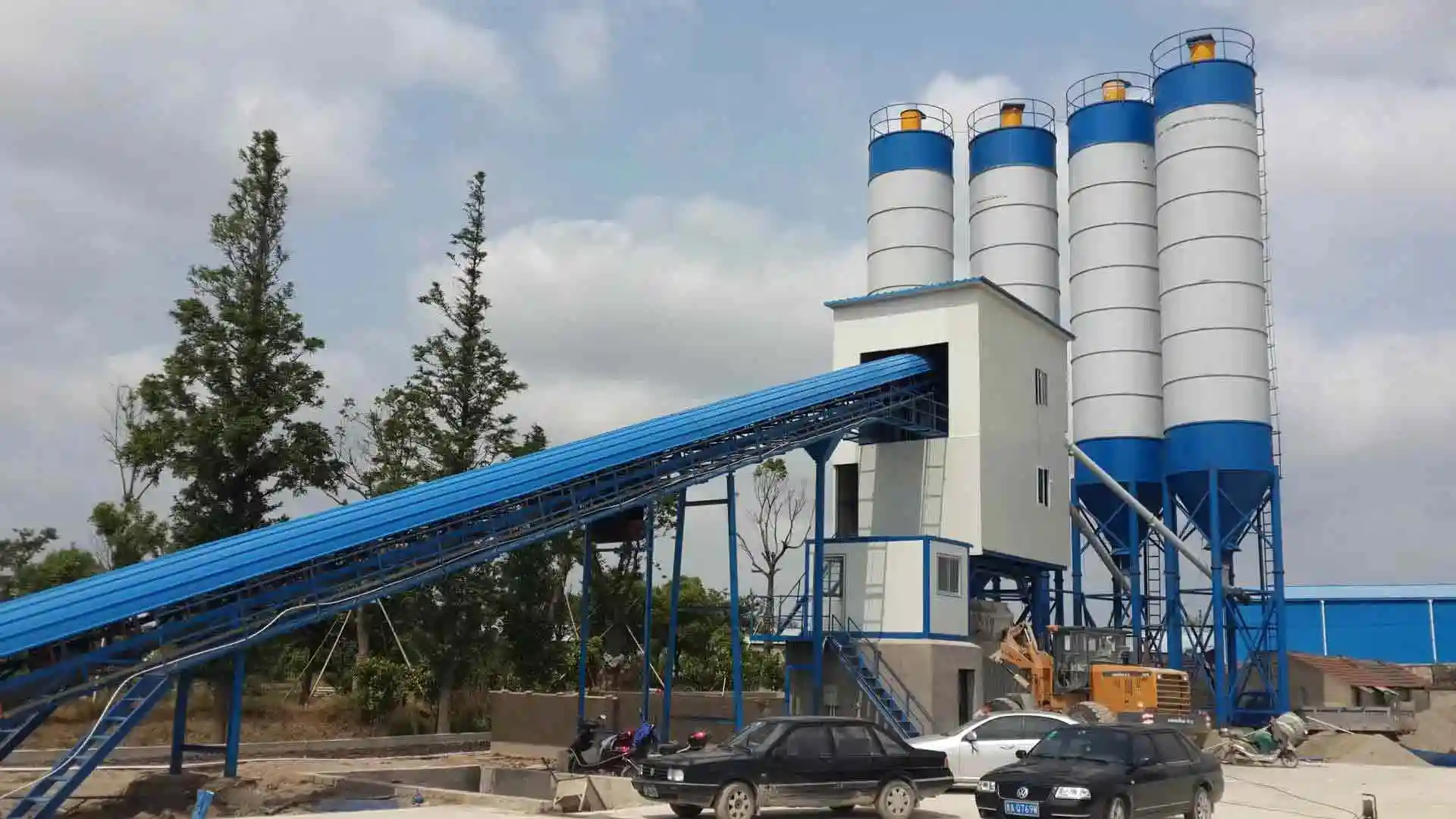 concrete batching plant stationary type